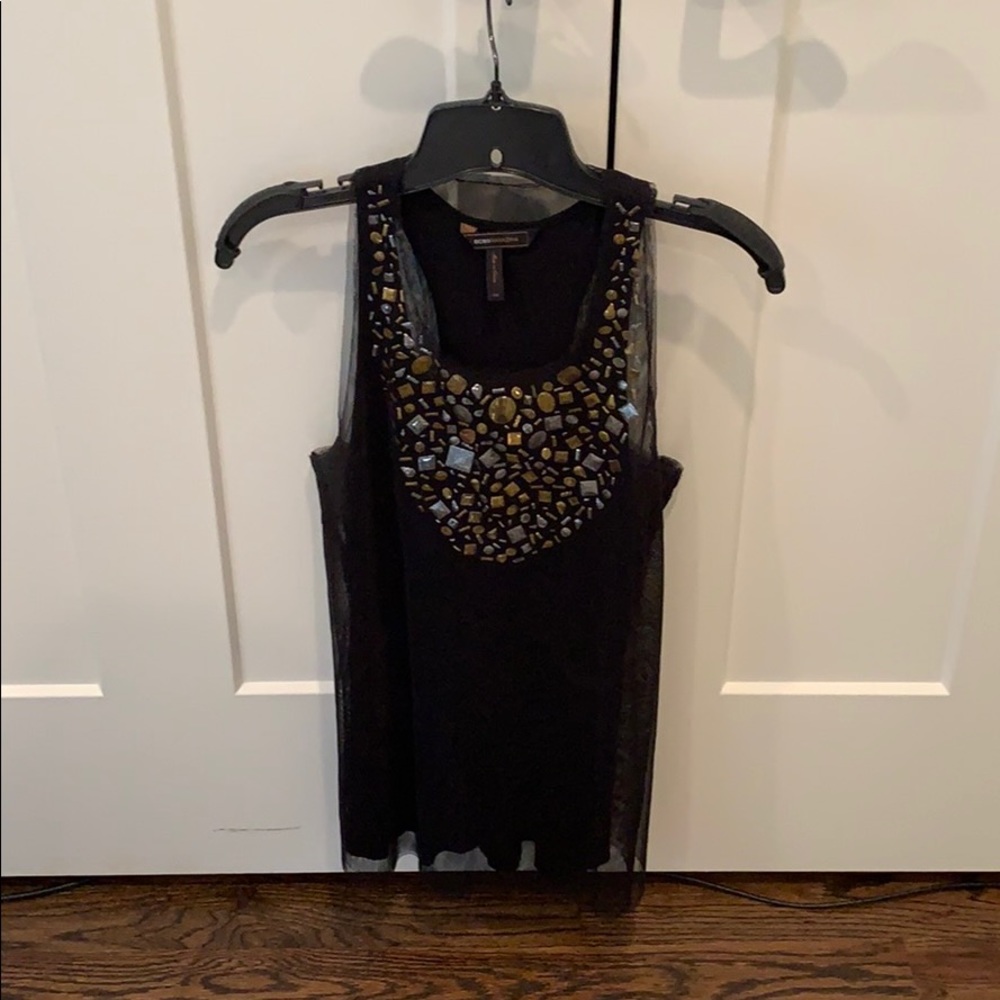 Black Sparkly Tank too
